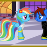 Cameron and Rainbow Dash - Wedding Photo