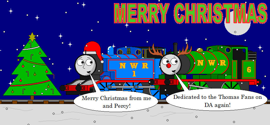 Thomas's 2nd Christmas Card to the Thomas Fans by GuardianSoulMLP on ...