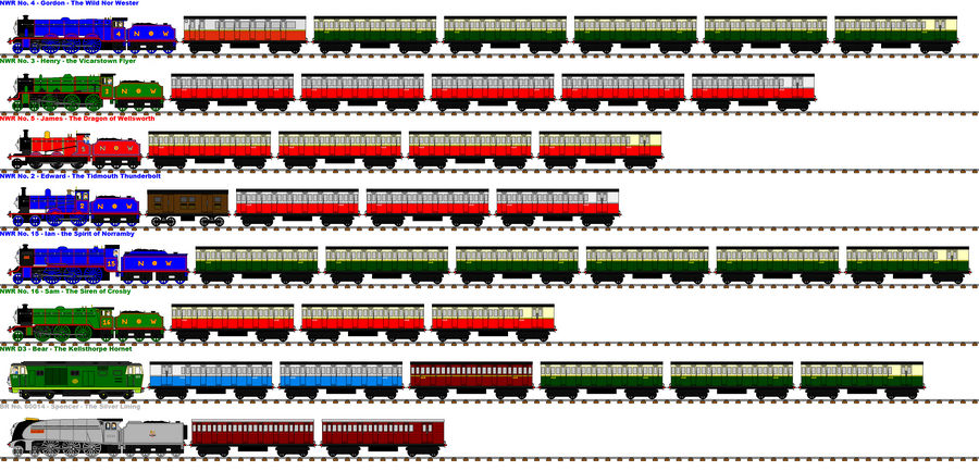 Engines with Express Trains by GuardianSoulMLP on DeviantArt