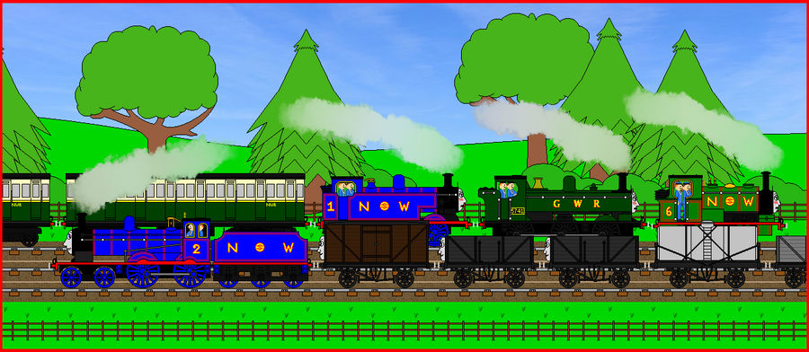 Custom Rws Background Engines RWS - Really Useful Engines - Triple Header Scene by GuardianSoulMLP on ...