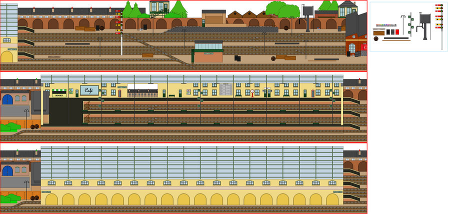 RWS Tidmouth Station and Yards Backgrounds V2 by GuardianSoulMLP on ...
