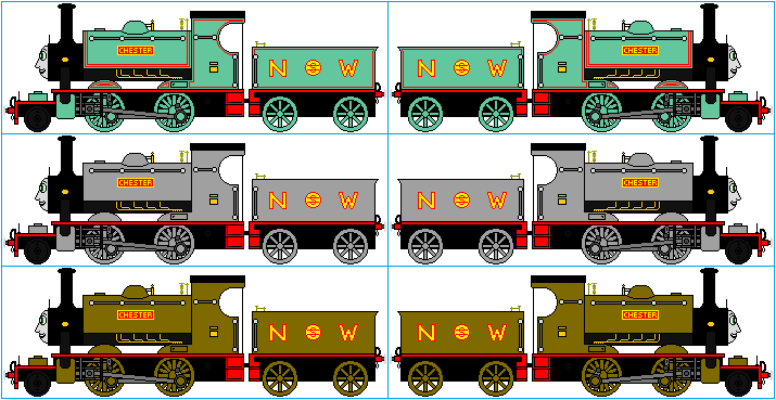 Chester the Electric Steam Engine Sprites by GuardianSoulMLP on