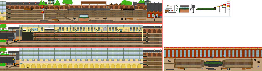 RWS Tidmouth Station and Yards Backgrounds V4 by GuardianSoulMLP on ...