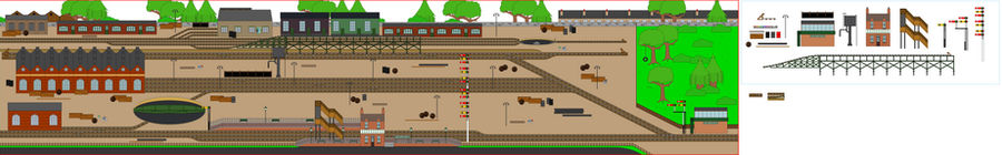 Guardian Rws RWS Arlesburgh Station and Yards Background by GuardianSoulMLP on ...