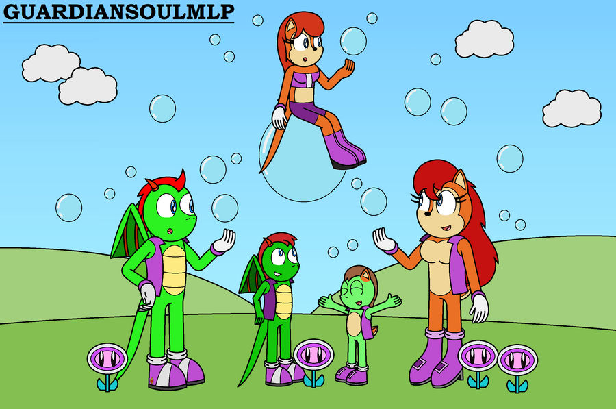 Camally Family - Fun in Bubble Forms by GuardianSoulMLP on DeviantArt