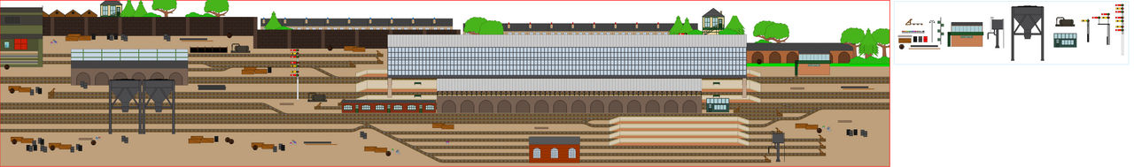 Guardian Rws RWS Vicarstown Station and Yards Backgrounds by GuardianSoulMLP on ...