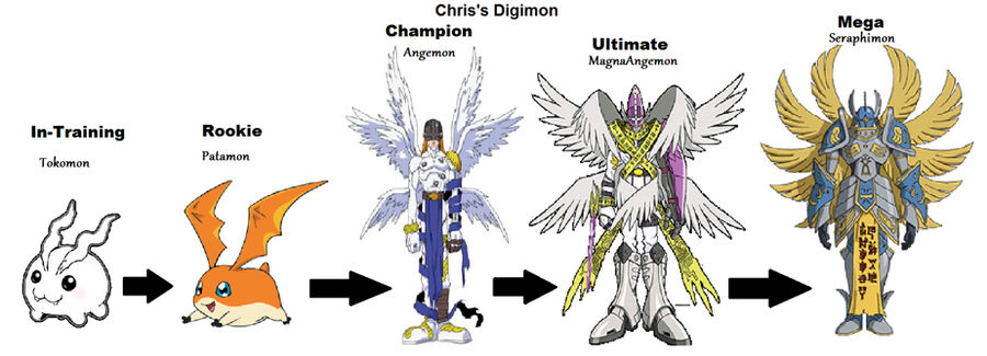 Digimon Evolution Tree Anime Wallpapers
