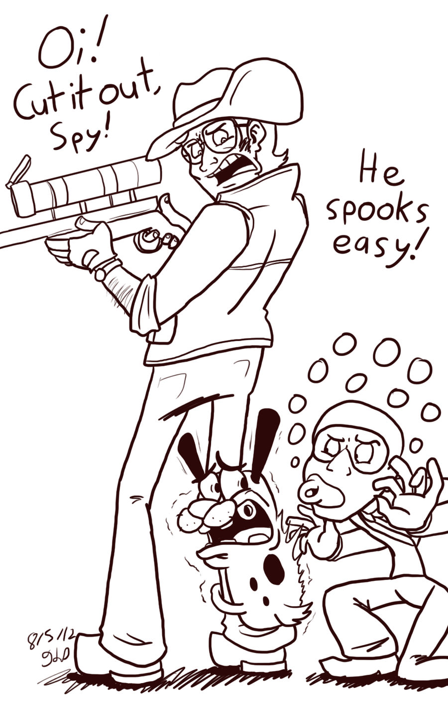 He Spooks Easy (see links in Artist Comment!)
