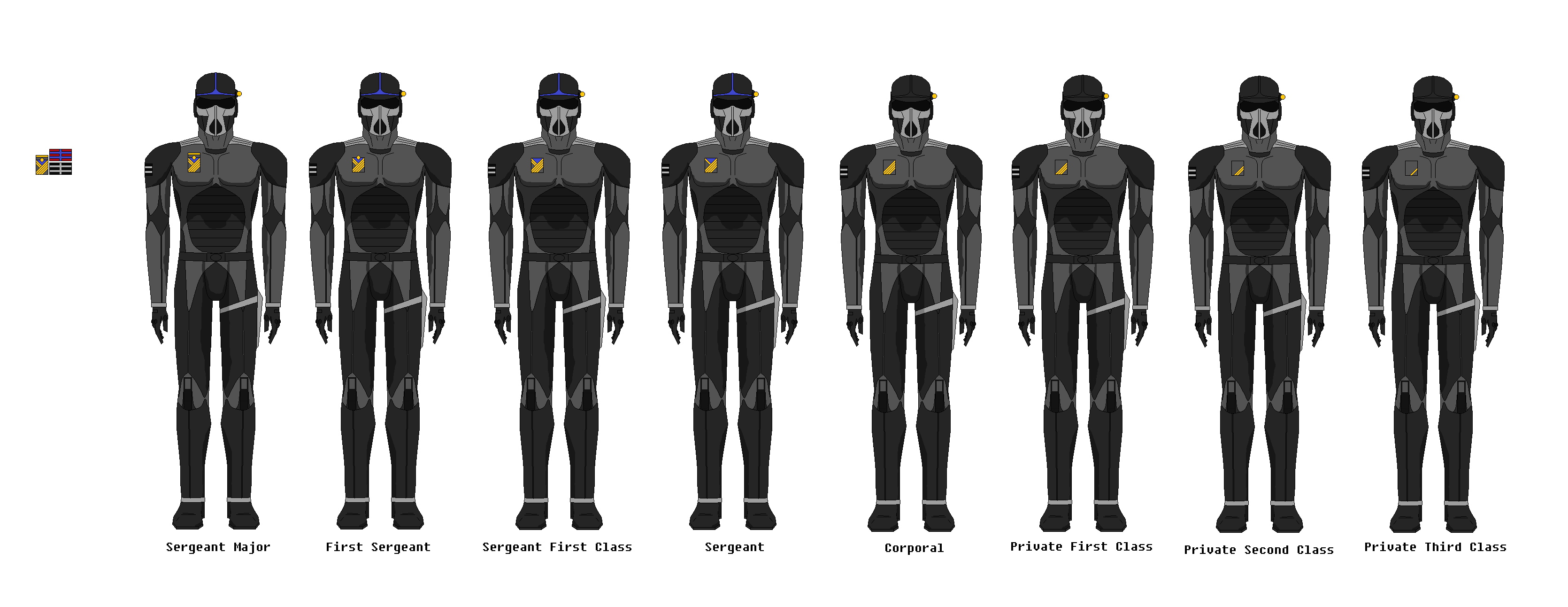 Ranks (Enlisted) by Mithyos on DeviantArt