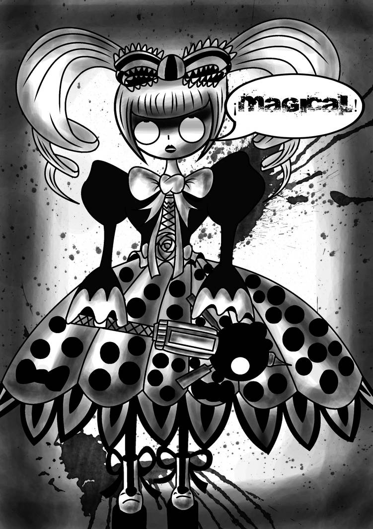 Mahou Shoujo of the End  Magical girl apocalypse, Creepy drawings, Magical  girl