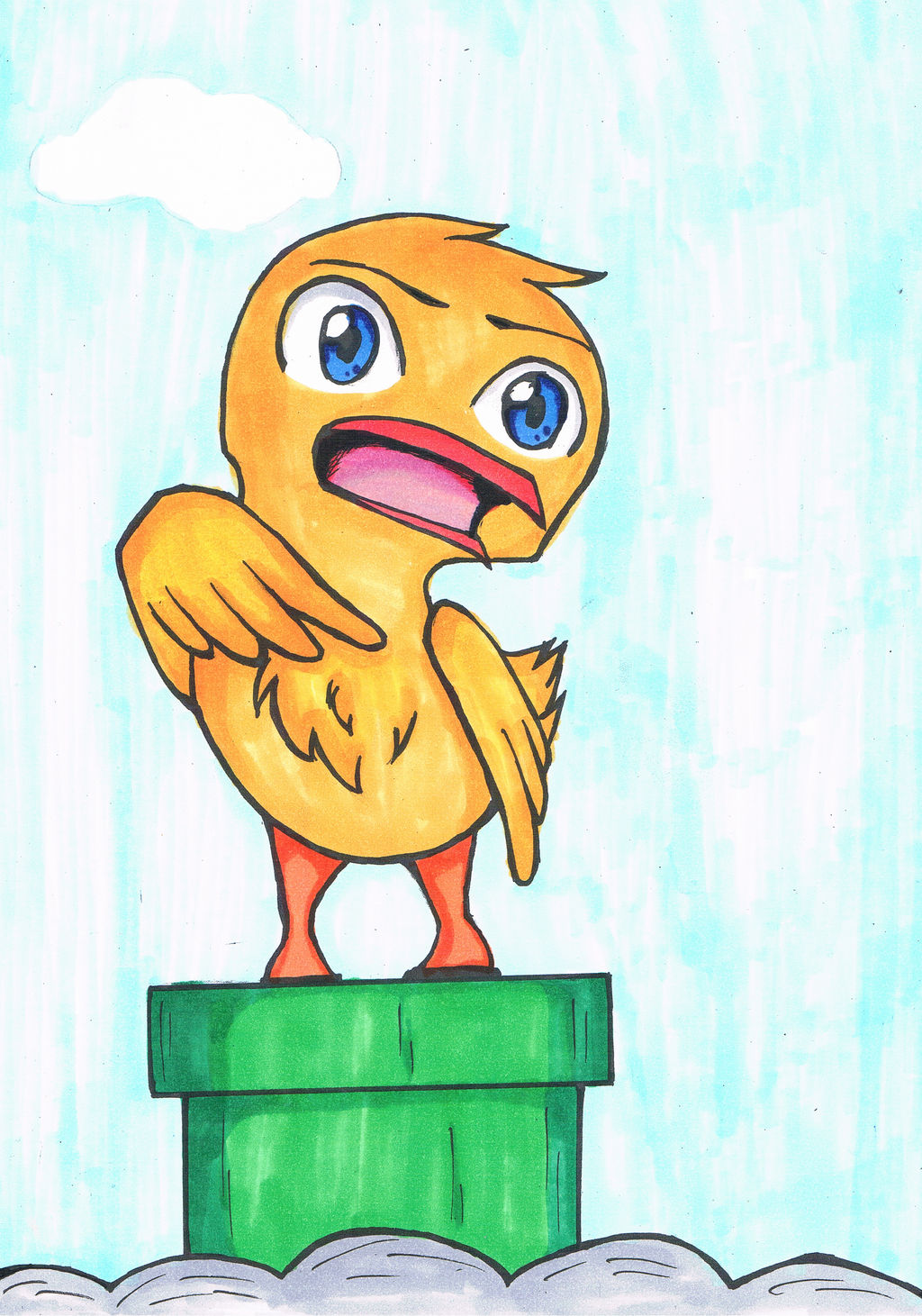 Flappy Bird Copic Colour By NoireShotX2 On DeviantArt flappy-bird-copic-colour-by-noireshotx2-on-deviantart