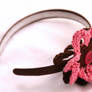 Pink Flower Headband