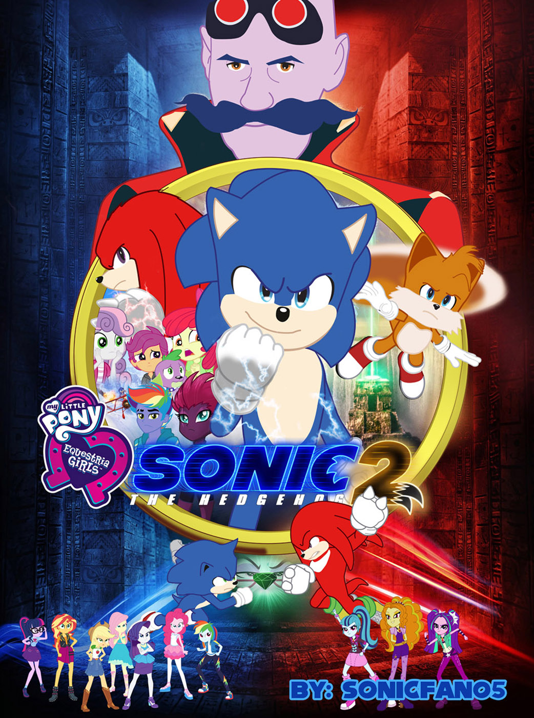 EqG: Sonic the Hedgehog 2 Fanfic Cover by sonicfanic05 on DeviantArt