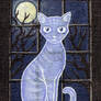 The Ghost Kitty - ACEO