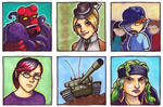 Mini Commissions - 1st Round by jefita