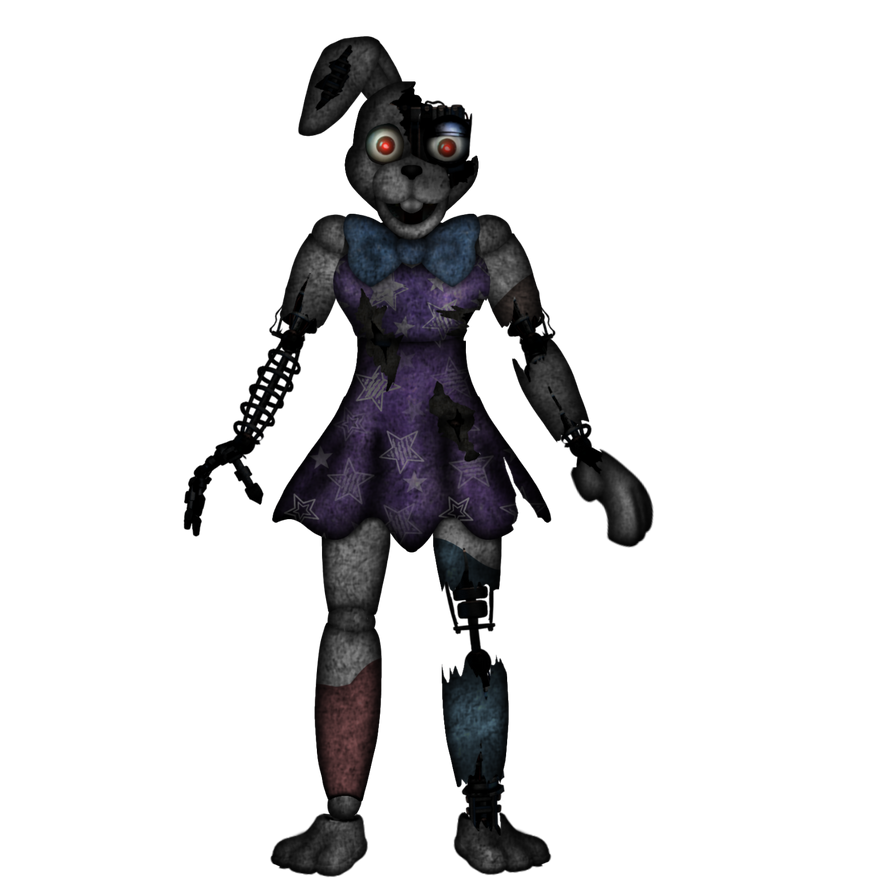 Vanny but she's a Withered Animatronic by TheGlamrockFnaf1993 on DeviantArt