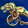 Tyrannosaurus on a Bicycle