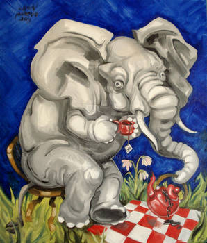 Tea Party Elephant