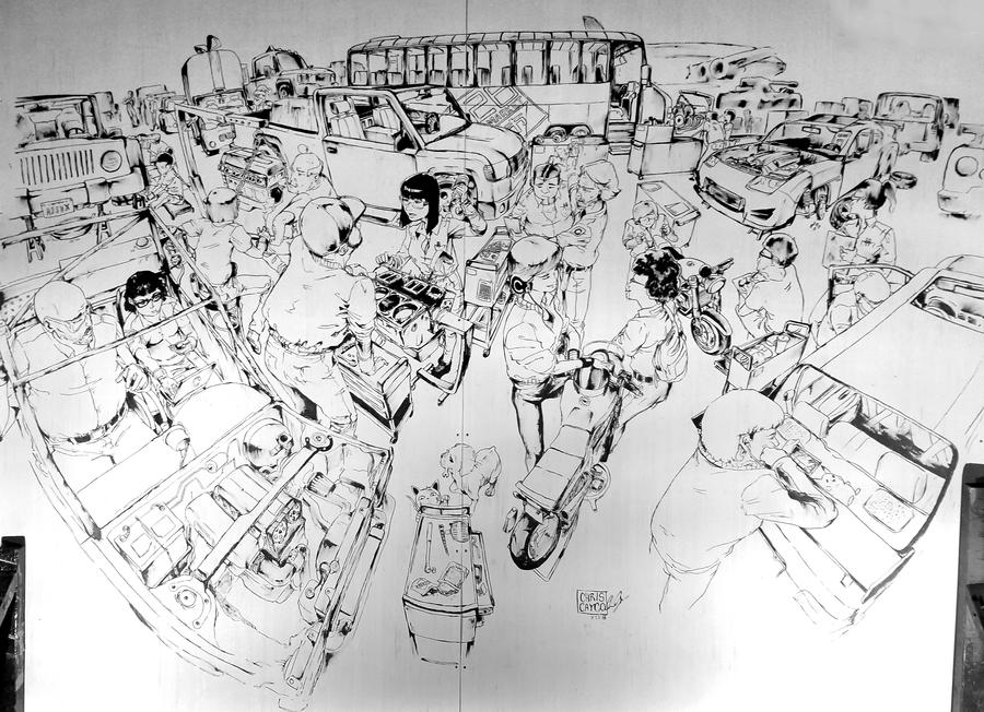 Live Ink Demo from 626 NIGHT MARKET by ccayco