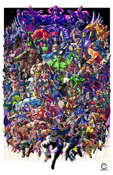 CLASH! (Marvel Vs Capcom Tribute Art)