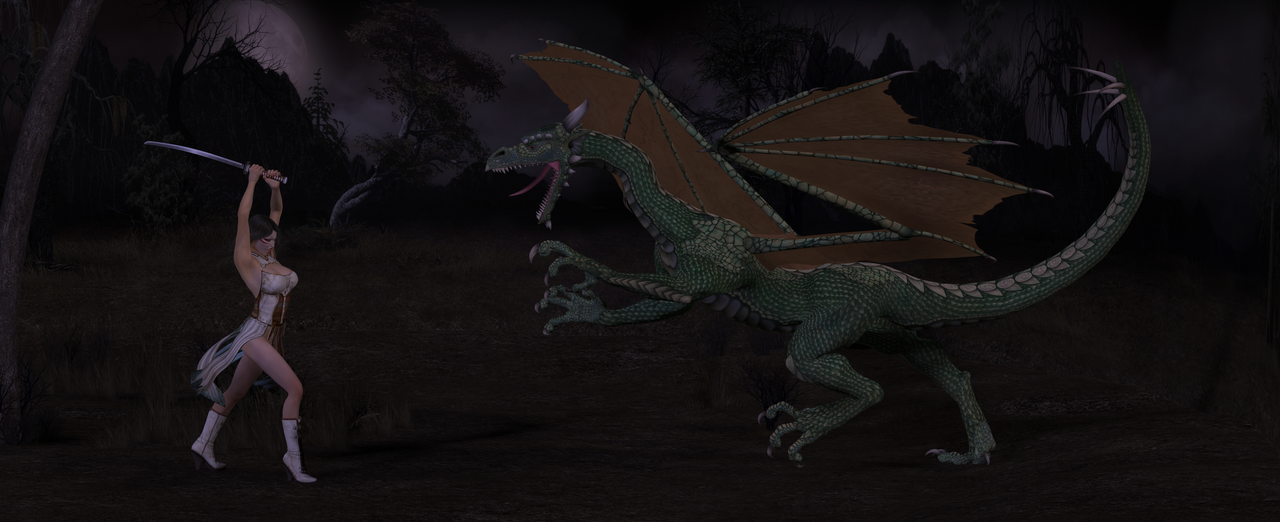 Keiko vs the Dragon