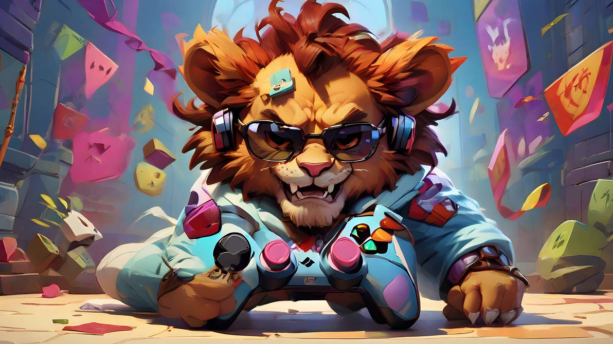 Leopard Gamer Background PC Wallpaper Lion Gamer II by HusenAJ on DeviantArt