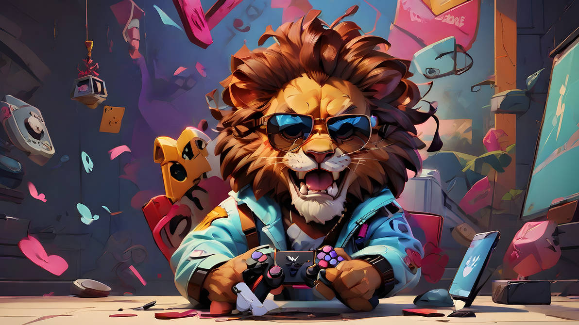 Leopard Gamer Background PC Wallpaper Lion Gamer II by HusenAJ on DeviantArt