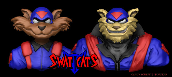 Swat Kats quick sculpt