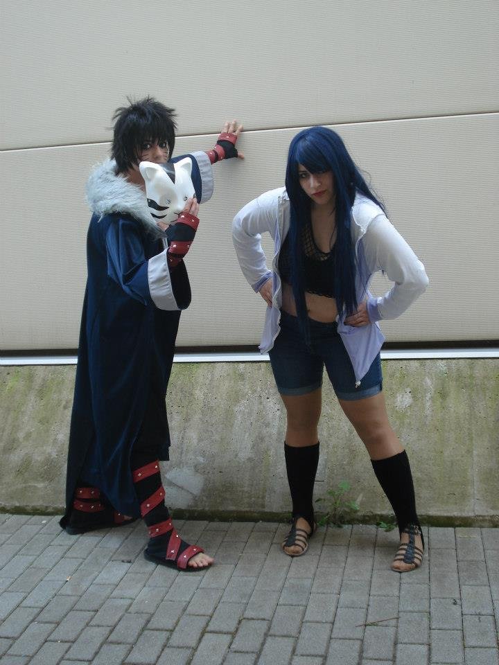 Menma and Hinata from Naruto Road to Ninja