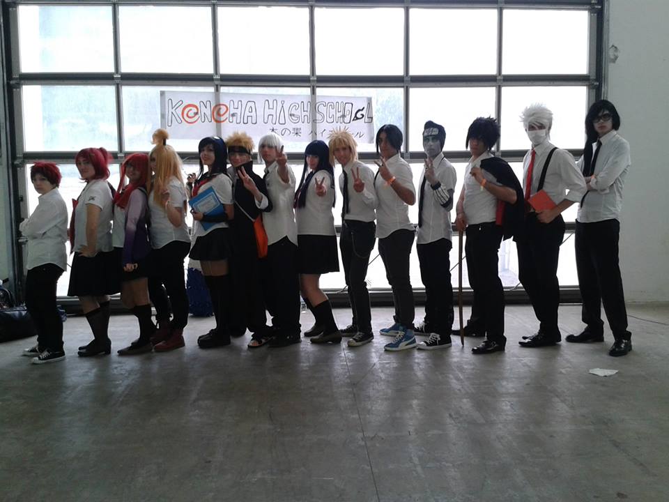 Naruto Konoha High School Group 2