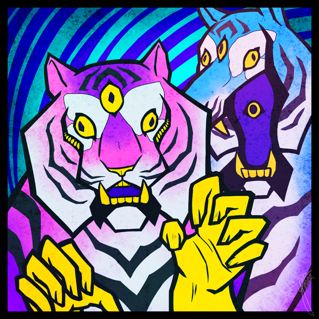 you encounter some frisky tigers
