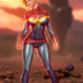 Captain Marvel, Carol Danvers ( and Thanos)
