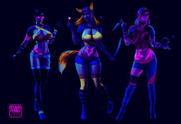 Black Light Girls, Commission(s)