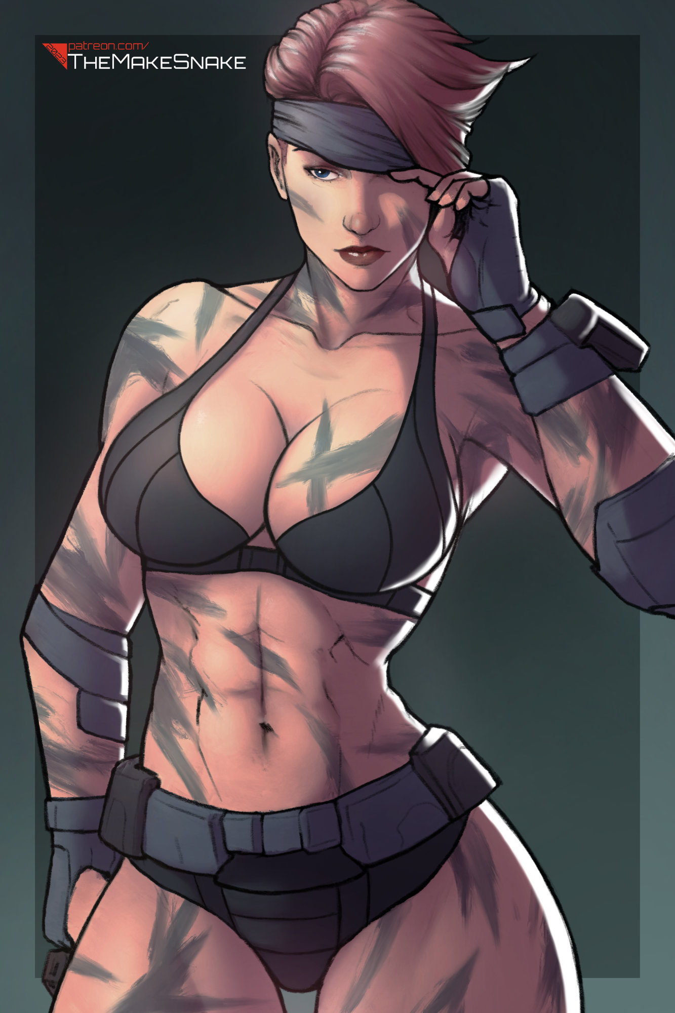 Lady Snake, Metal Gear Solid by TheMakeSnake on DeviantArt