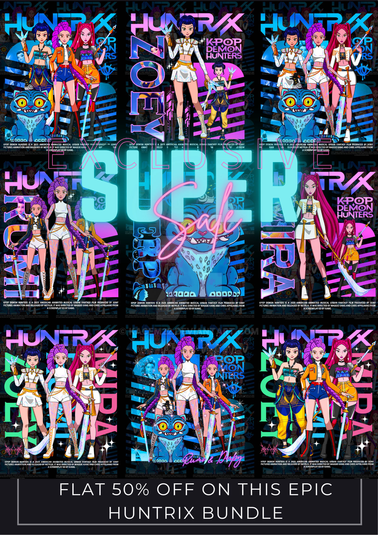 Huntrix Behavior Chart Huntrix Bundle Digital Art by kacem22 on DeviantArt