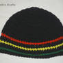 Crochet Rasta Beanie Hat