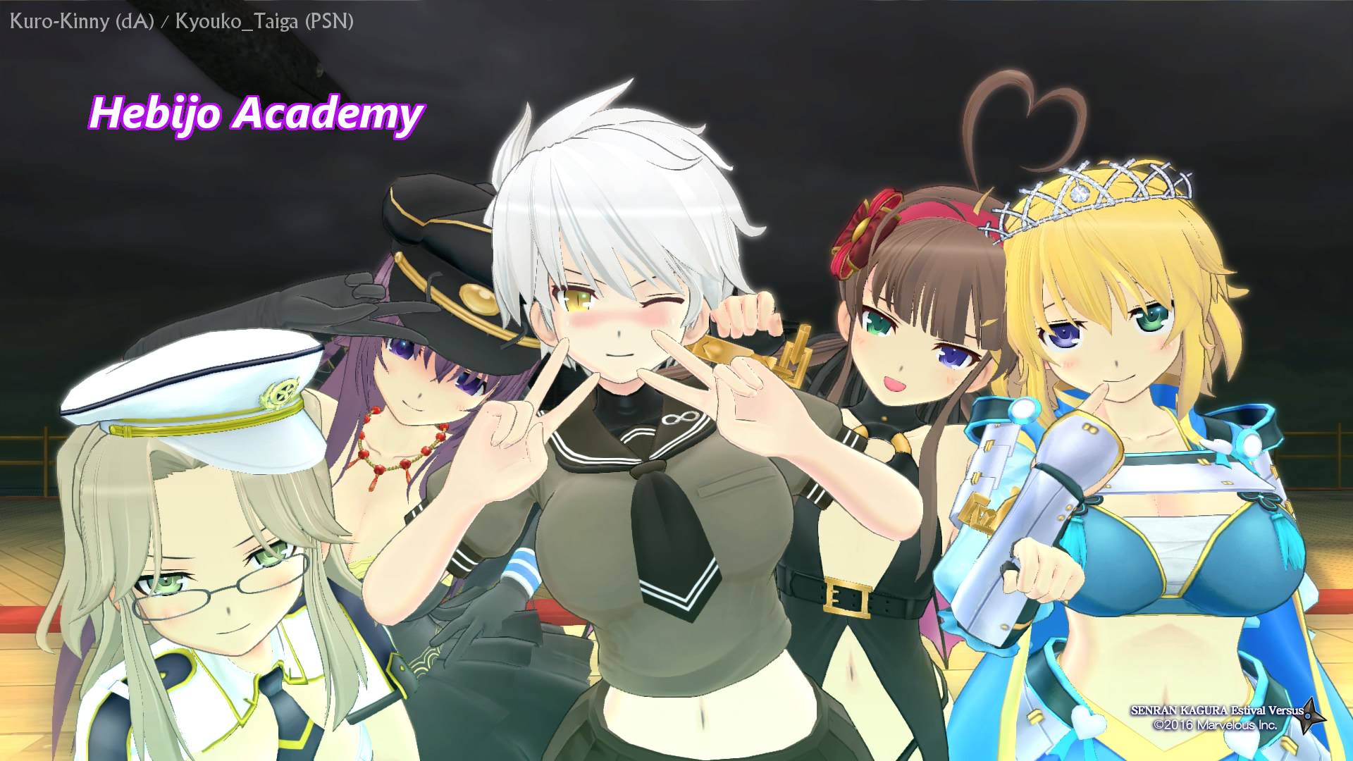 Senran Kagura Shinovi Versus Hebijo Academy 4K by user619 on DeviantArt