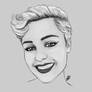 A smiling Stefania Ferrario #sketch