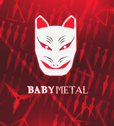 BABYMETAL kitsune mask phone wallpaper