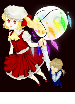 Flandre scarlet and a love slave