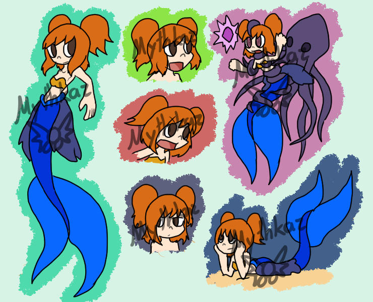 Hydro Mermaid Set 6 Number 029 Autunm by mythkaz on DeviantArt