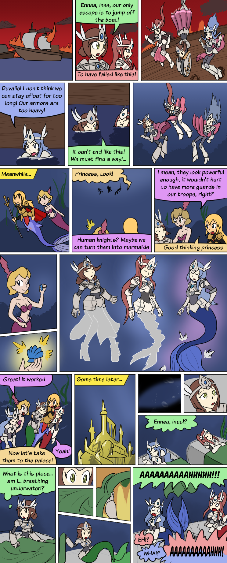 2021JUN13A Unexpected Mermaid Recruitment by mythkaz on DeviantArt