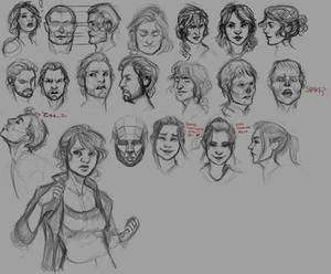 Faces -sketches- 