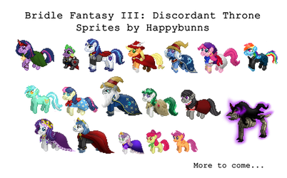 Collection of My Little Pony Sprites (Growing)