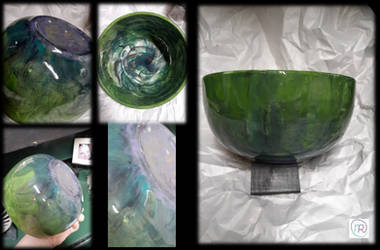 Art Experiment - Green Bowl 1 Collage