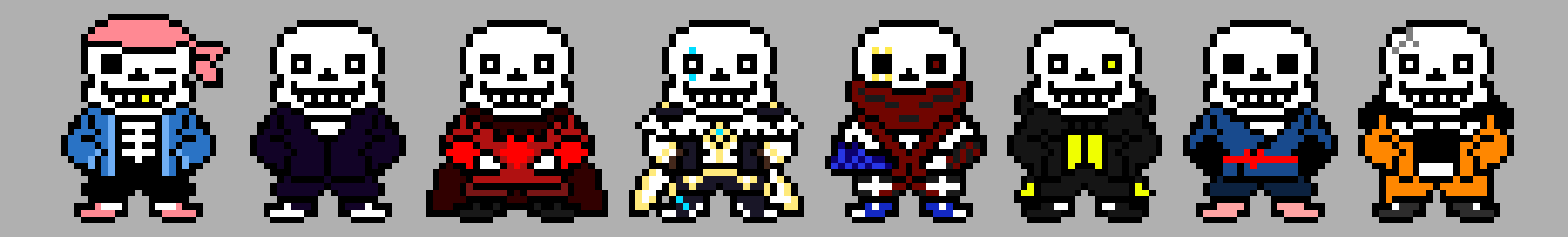 Download Undertale Aftertale Sans Pixel Art Maker Png Undertale