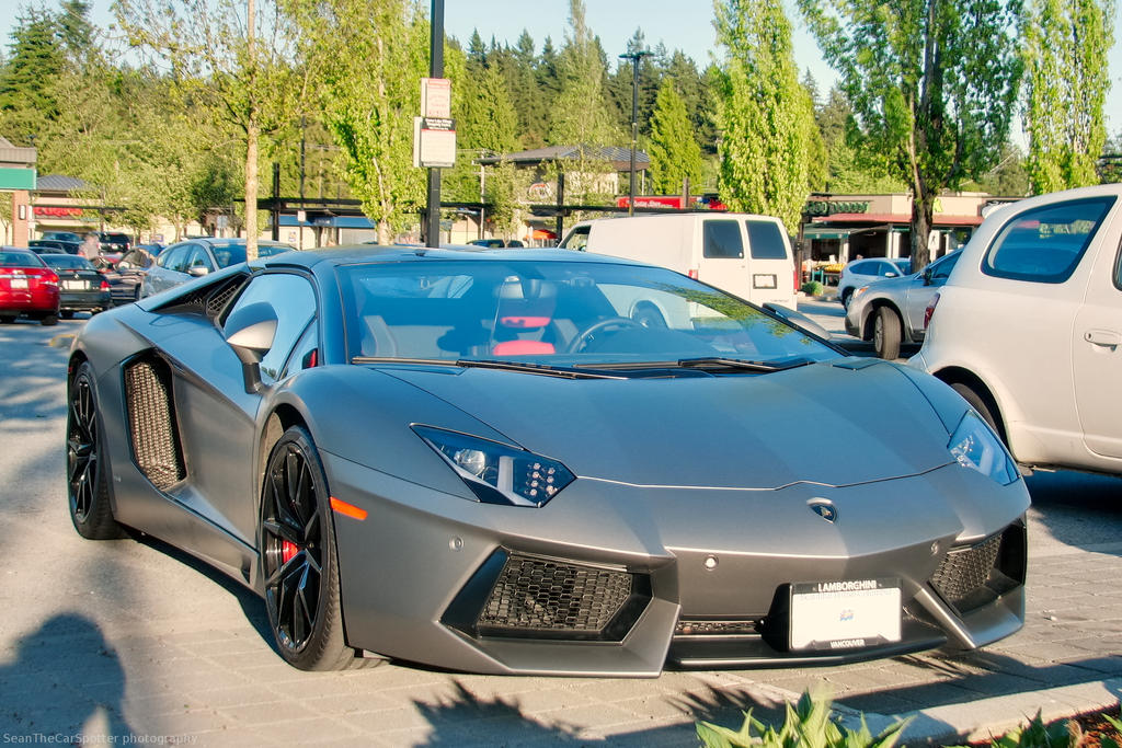 Gunmetal Grey Aventador