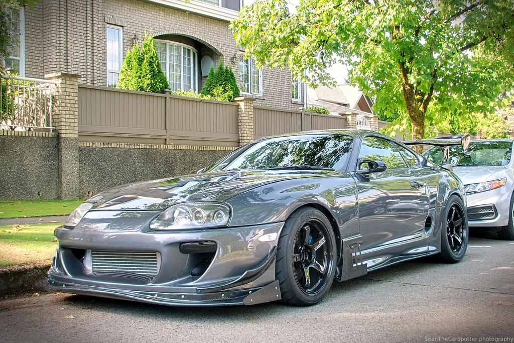 Grey Super Supra by YukiTheCarSpotter