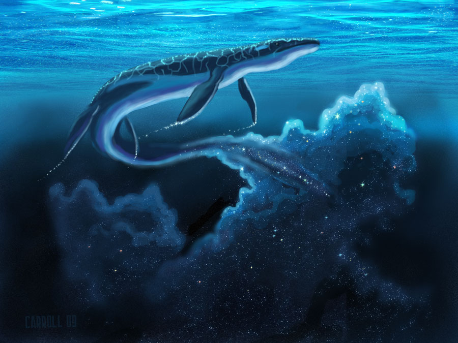 Mosasaur in space