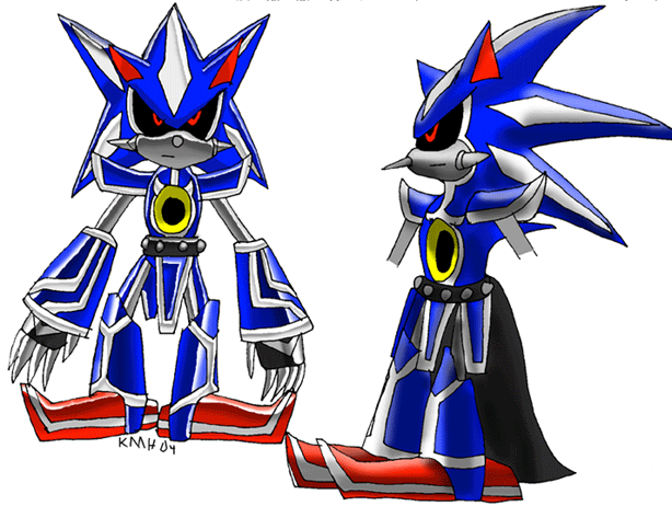 Neo Metal Sonic, I believe  Sonic heroes, Sonic, Sonic fan art